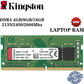 Kingston-Memoria RAM Para Portátil (4 Gb , 8 , 16 DDR4 , 2400 Mhz , 2133 , 2666 PC4-2400T , CL17 SODIMM)