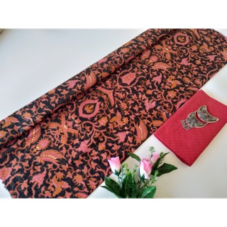 Tela Kebaya Batik tela Coupe conjunto en relieve Primis algodón Sogan Insights uniforme de dama de honor para hombres mujeres