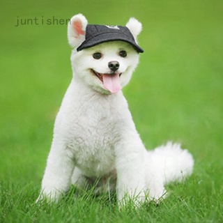 Juntishen - sombreros para perros, visera Casual, gorra para mascotas, perros, béisbol, gorra deportiva con agujeros para orejas y correa para barbilla para perros medianos, perros grandes (XL, naranja) (1)