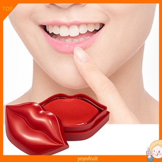 Yoyo 20 piezas 60 g mascarilla de labios hidratante reparación de líneas de labios sintético cuidado de labios Gel máscara para regalo