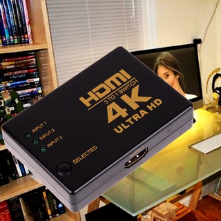 AUDIO 4K*2K 3in 1out HDMI-compatible Switch Hub Splitter TV Switcher Ultra HD for HDTV PC