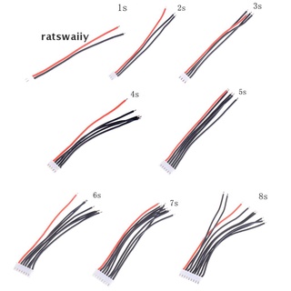 ratswaiiy 2/3/4/5/6/7/8/9/10s 1p balance cable cargador 22 awg alambre de silicona jst xh enchufe mx