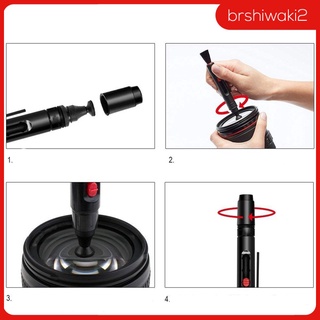 [brshiwaki2] kit de limpieza de cámara dslr con sensor de limpieza hisopos de aire soplador lente óptica