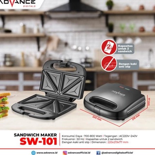 Edición especial.. sandwich tostador maker advance sw 101 sw101 BDA tostadora pan