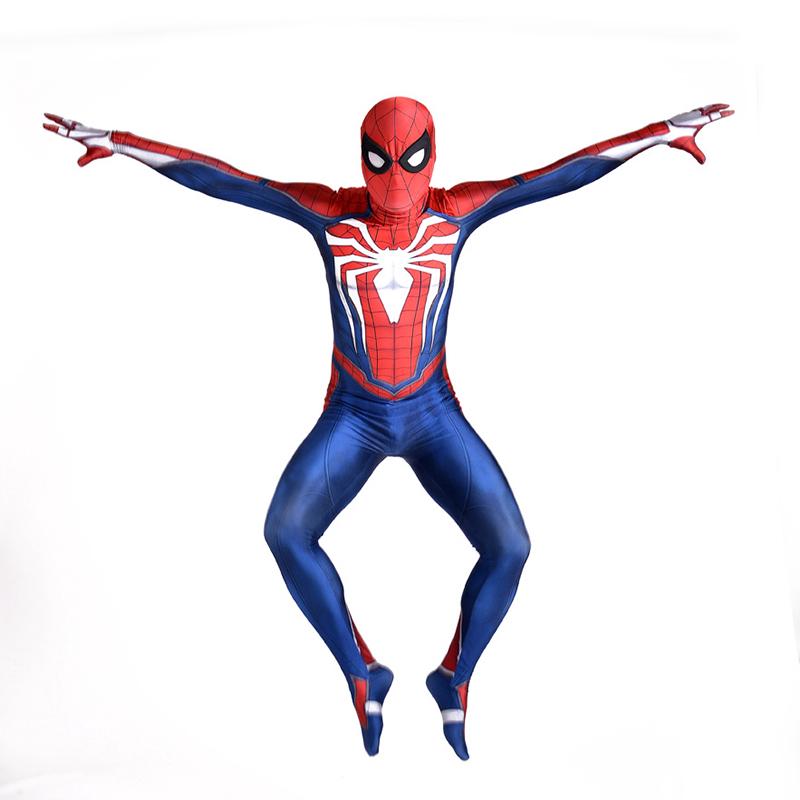 Spider-Man disfraz de Cosplay impresión 3D Spiderman Zentai traje para adultos y niños (7)