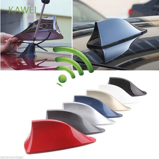 kawei universal aleta de tiburón auto exterior receptor de señal de radio antena de coche streamline techo fm/am antena de múltiples colores/multicolor
