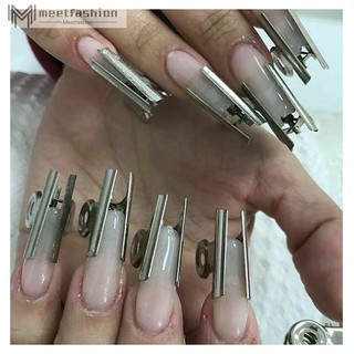 6 pzs pinzas de acero inoxidable para uñas/clip c/herramienta de pellizcar/arte de uñas