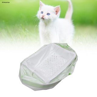 Pe 7 unids/Set bolsa de arena para gatos duradera filtrada bolsa de almacenamiento para mascotas suministros de limpieza para interiores