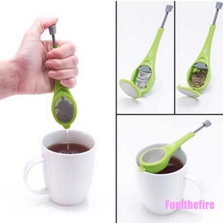 Fuelthefire infusor de té hojas de té suelto colador de especias de hierbas filtro de silicona difusor verde
