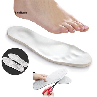 sanlitun 1 par de plantillas unisex de espuma viscoelástica entrenador cuidado de los pies comodidad alivio del dolor venta caliente