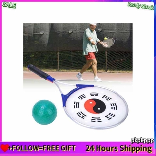 Pkpkppp with Ball Absorption Tai Chi Racket Soft Exercise Silicone 310g Durability for Adult Children Elderly Fitness Indoor/Outdoor Fun