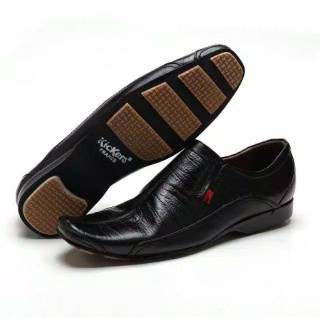 Pantofel zapatos de los hombres Original de cuero de vaca KICKERS trabajo oficina// elegante de los hombres PANTOFEL zapatos (1)