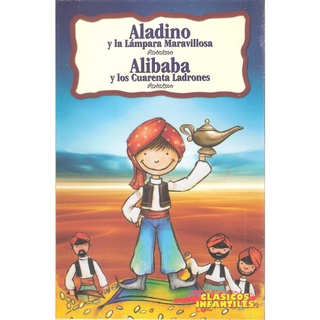 Cuentos Clasicos Infantiles / Aladino / Ali Baba Y Los 40 Ladrones Libro Epoca