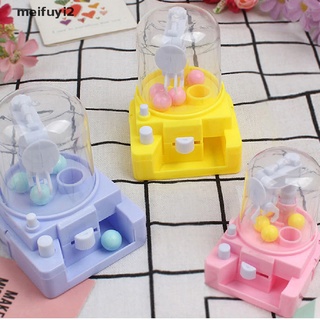 [meifuyi2] dulces mini máquina de caramelos burbuja juguete dispensador de moneda banco niños juguete regalo de cumpleaños 768o (1)