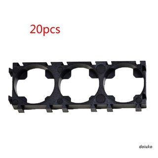 doi 20PCS seguridad 1x3 soporte de batería soporte Anti vibración de plástico celular soporte soporte para 21700 baterías