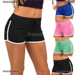 [Pnbr] pantalones para dama gimnasio Yoga Mini Shorts rayados baile deporte Fitness estiramiento 6-20