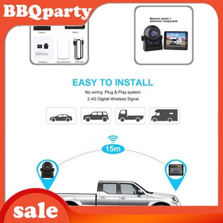 Bbqparty ❤ Mini cámara De Reversa al aire libre Portátil durable/cámara trasera Externa Para camión