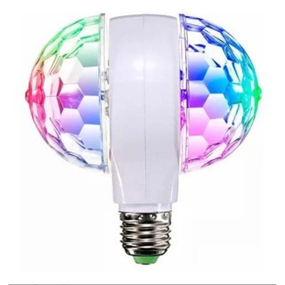 Foco Led Giratorio Doble Luces De Colores RGB 6W ideal para Fiestas Disco HL-LED914 / Onferia