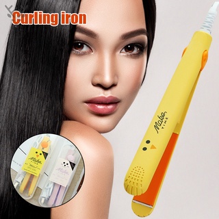 2 in 1 Mini Hair Curler Mini Hair Straightener Heating Curler Hair Styling Tools for Hair Salon