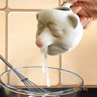 sara-funny - separador de huevos de cerámica, nariz, huevo, clara, separador de cocina