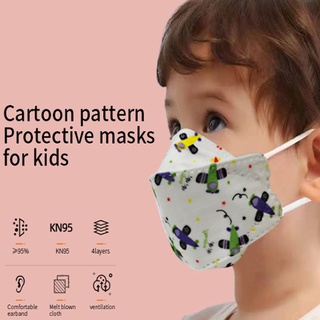 Cubrebocas Kf94 máscara 3d Con Ajuste Nasal para niños / KIDS / 10 Piezas