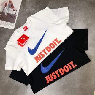 ! ¡Nike! Moda tendencia cómodo la nueva camiseta de manga corta
