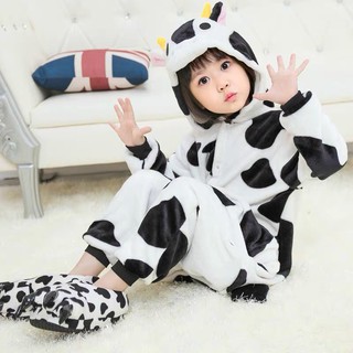 Disfraz ONESIE vaca vaca PIYAMA COSPLAY niños