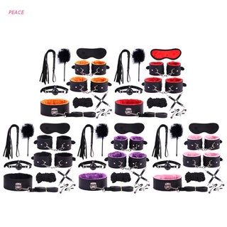 PEACE New Bundle Tight Binding 10pcs/Sets Sex Toys For Adult Women Supplies Sexual Hand Whip Rope Plush Erotic SM Accessories Sex Shop