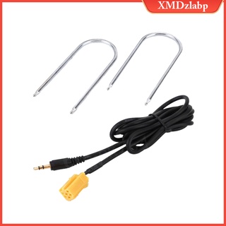 [zlabp] Cable adaptador de entrada AUX ABS de 3,5 mm para Peugeot 206 207 307 308 Citroen Sega RD9 2007-2009 2010 2011 2012 2013 2014