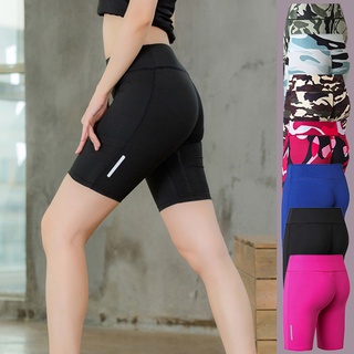 Pantalones cortos de Yoga deportivos para mujer Fitness Jogging pantalones cortos de secado rápido