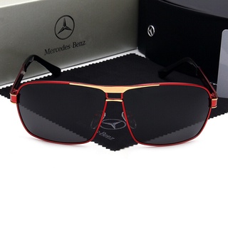 Jtfg Mercedes Benz gafas de sol a la moda de los hombres polarizados espejo clásico de Metal gafas buenas (2)