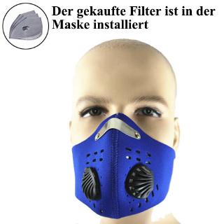 2PC Adult Reusable PM2.5 Anti Virus Flu Safety Elastic Elastic Filter Face Mask (6)