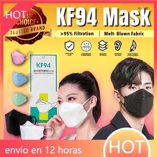 KF94 Corea cubrebocas 50PCS 4 capas reutilizable protectora sin obstrucciones respiración KN95 máscara facial adult kzmall