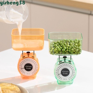 Yisheng plástico alimentos hornear precisión herramientas de medición escala de cocina alimentos dieta cocina Mini hornear tazón compacto