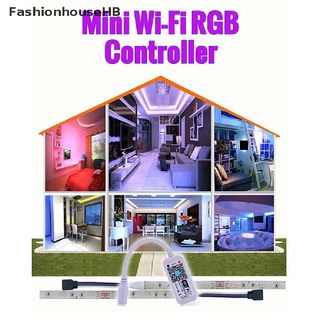fashionhousehb led wifi controlador inteligente controlador de voz remoto rgb/rgbw para tira de luz venta caliente