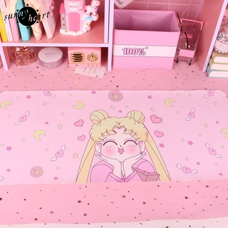 [sun] alfombrilla de ratón Sailor Moon impresión impermeable grande antideslizante alfombrilla de escritorio