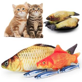 juguete interactivo con forma de pez 3d/regalo de peluche/juguete de simulación para peces/mascotas/gato/juguete de pez