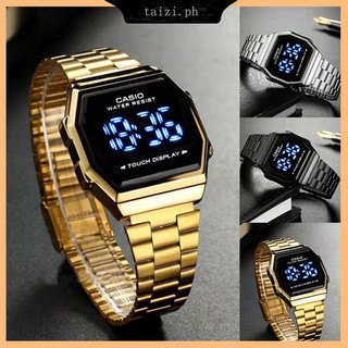 Casio Touch Watch impermeable Unisex Digital reloj LED deportes Unisex hombres mujeres Jam Tangan kasut Wanita tornillo conductor gafas de sol llavero destornillador doble cabeza para reparación de relojes