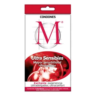 Condon M Ultra Sensible 3 Codones. Mayor Sensibilidad