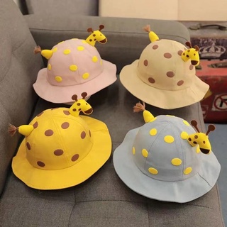 Sombrero de los niños delgada moda jirafa protector solar niño y niña parasol bebé bebé pescador (1)