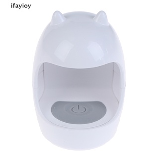 Ifayioy Mini Portable UV LED Lamp Nail Dryer Lamp Single Nail Gel Polish Drying Machine MX