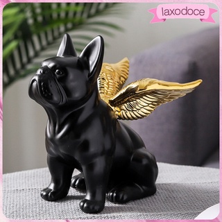 (Laxodoce) Bulldog estatua sentada, Ornamentos De cerámica Para tallar o armario