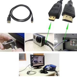 {FCC} Nuevo para GoPro Hero 5 negro HD 4K cámara 1080P HDMI A/V HD TV Cable de vídeo Cable de Cable de plomo