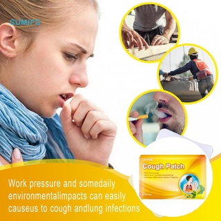 sumifs - parche de salud para la tos (extracto de plantas) reduce el dolor de garganta universal para el entorno ahumado