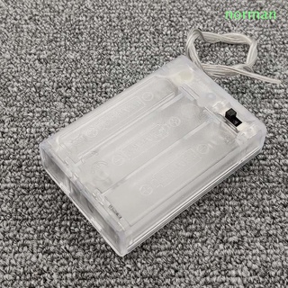 NORMAN1 High Quality Battery Storage Boxes Battery Battery Holder Battery Box for AA Battery ABS Transparent DIY 2 3 Slot Storage Box Batteries Container
