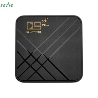 SADIE HD Set Top Box 2.4G 5G WIFI D9 PRO TV Box Smart TV Box Equipos de video Receptores de TV 4K H.265 Android 10.0 Reproductor multimedia Reproductor multimedia WiFi