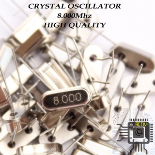 Oscilador XTAL de 8.000 Mhz 8000 Mhz oscilador de cristal 8Mhz 8.000 Mhz
