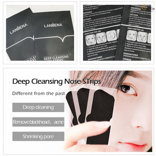 【tech】 LANBENA 1Pcs Deep Cleansing Nose Strips Blackhead Remover Strips Purify Skin Nose Peel Off Mask These easy-to-use strips will help extract built-up dirt and oil from your pores that can cause blackheads, leaving your skin feeling fresh and clean. (5)