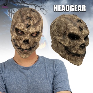 scary skull headgear novedad látex máscara de halloween cosplay disfraces accesorios para festival fiesta mascarada