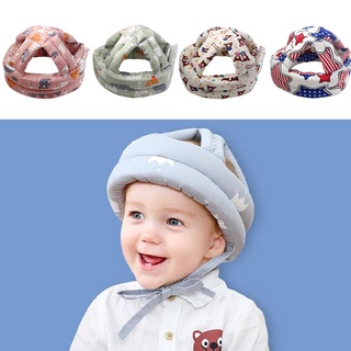 [Ready stock] sombrero de protección infantil de algodón flexible para protección de la cabeza (1)